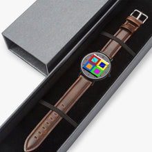 Load image into Gallery viewer, Thin Leather Strap Quartz Watch (Black With Indicators) - A1 NXTOUS SQ