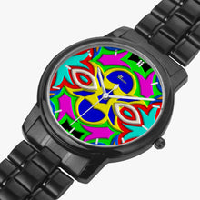 Load image into Gallery viewer, Folding Clasp Type Stainless Steel Quartz Watch (With Indicators) - A14.4 FLAME