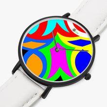 Load image into Gallery viewer, Ultra-Thin Leather Strap Quartz Watch (Black) - A14 FLAME