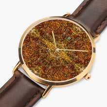 Load image into Gallery viewer, Ultra-Thin Leather Strap Quartz Watch (Rose Gold) GOLD'S CROSS