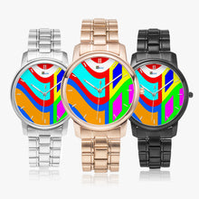 Load image into Gallery viewer, Folding Clasp Type Stainless Steel Quartz Watch (With Indicators) - A5 WIND