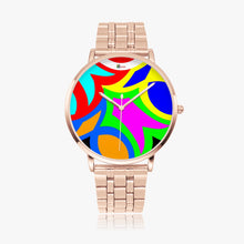 Load image into Gallery viewer, Instafamous Steel Strap Quartz watch - A14 FLAME