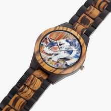 Load image into Gallery viewer, Indian Ebony Wooden Watch - KITTEN'S DINNER