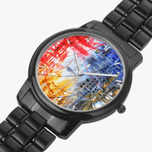 Load image into Gallery viewer, 154. Folding Clasp Type Stainless Steel Quartz Watch (With Indicators)