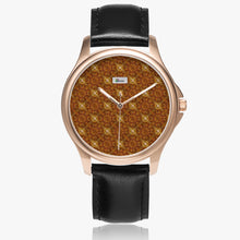 Load image into Gallery viewer, Stylish Classic Leather Strap Quartz Watch (Rose Gold) - GOLDS MATRIX