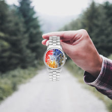 Load image into Gallery viewer, 154. Folding Clasp Type Stainless Steel Quartz Watch (With Indicators)