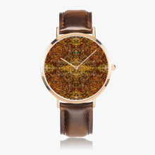 Load image into Gallery viewer, Ultra-Thin Leather Strap Quartz Watch (Rose Gold) GOLD'S CROSS