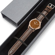 Load image into Gallery viewer, Stylish Classic Leather Strap Quartz Watch (Rose Gold) - GOLDS MATRIX
