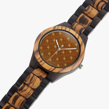 Load image into Gallery viewer, Indian Ebony Wooden Watch - GOLDS MATRIX