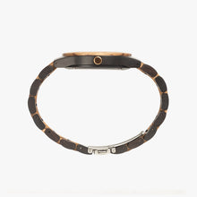 Load image into Gallery viewer, Indian Ebony Wooden Watch - GOLDS MATRIX