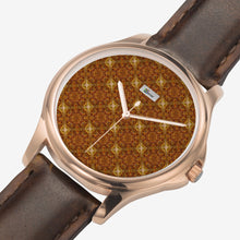Load image into Gallery viewer, Stylish Classic Leather Strap Quartz Watch (Rose Gold) - GOLDS MATRIX