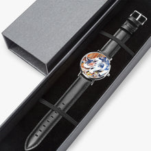 Load image into Gallery viewer, Hot Selling Ultra-Thin Leather Strap Quartz Watch (Silver) - KITTEN'S DINNER