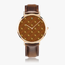 Load image into Gallery viewer, Ultra-Thin Leather Strap Quartz Watch (Rose Gold) - GOLDS MATRIX