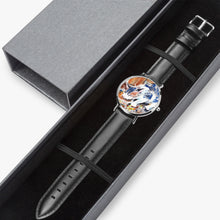 Load image into Gallery viewer, Hot Selling Ultra-Thin Leather Strap Quartz Watch (Silver) - KITTEN DINNER