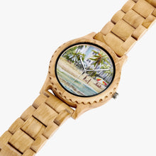 Load image into Gallery viewer, Italian Olive Lumber Wooden Watch - EAST SAN JUAN