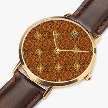 Load image into Gallery viewer, Ultra-Thin Leather Strap Quartz Watch (Rose Gold) - Gold's Diamond