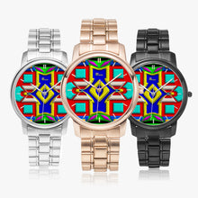 Load image into Gallery viewer, Folding Clasp Type Stainless Steel Quartz Watch (With Indicators)- A10.4 HUT