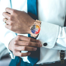 Load image into Gallery viewer, 154. Folding Clasp Type Stainless Steel Quartz Watch (With Indicators)