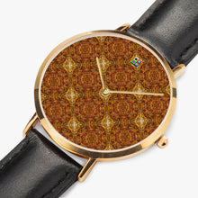 Load image into Gallery viewer, Ultra-Thin Leather Strap Quartz Watch (Rose Gold) - Gold's Diamond