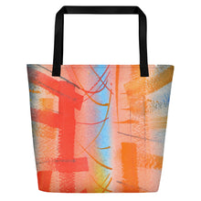 Load image into Gallery viewer, TOTE & BEACH BAG - SUNSET ALLEY