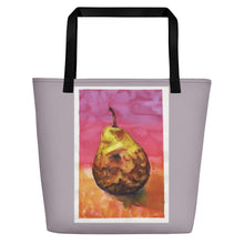 Load image into Gallery viewer, TOTE & BEACH BAG - PEAR