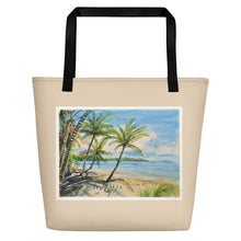 Load image into Gallery viewer, TOTE & BEACH BAG - THREE PALMS BEACH