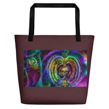 Load image into Gallery viewer, TOTE BAG - APPLE PURPLE