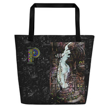 Load image into Gallery viewer, TOTE BAG - BOOTY TOWN v2bk
