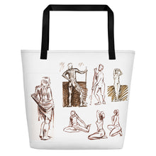 Load image into Gallery viewer, TOTE & BEACH BAG - QUICK SKETCH