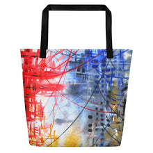 Load image into Gallery viewer, TOTE & BEACH BAG - CITY BONES WIDE