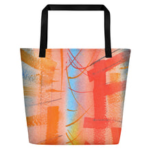 Load image into Gallery viewer, TOTE & BEACH BAG - SUNSET ALLEY