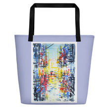Load image into Gallery viewer, TOTE & BEACH BAG - NIGHT LIGHTS