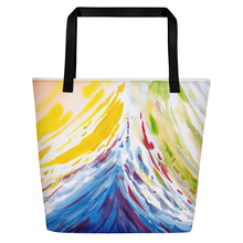 Load image into Gallery viewer, TOTE & BEACH BAG - MOUNTAIN WAVE V2