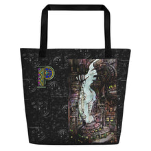 Load image into Gallery viewer, TOTE & BEACH BAG - BOOTY TOWN v2bk