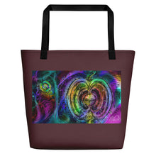 Load image into Gallery viewer, TOTE BAG - APPLE PURPLE
