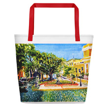 Load image into Gallery viewer, TOTE & BEACH BAG - EL MORRO COURTYARD WIDE