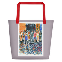 Load image into Gallery viewer, TOTE & BEACH BAG - CROSSWALK