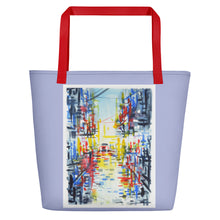Load image into Gallery viewer, TOTE & BEACH BAG - NIGHT LIGHTS