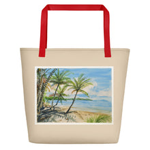 Load image into Gallery viewer, TOTE & BEACH BAG - THREE PALMS BEACH