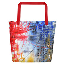 Load image into Gallery viewer, TOTE & BEACH BAG - CITY BONES WIDE