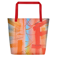 Load image into Gallery viewer, TOTE & BEACH BAG - SUNSET ALLEY