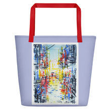 Load image into Gallery viewer, TOTE & BEACH BAG - NIGHT LIGHTS