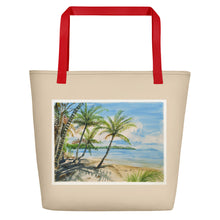 Load image into Gallery viewer, TOTE & BEACH BAG - THREE PALMS BEACH