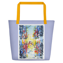 Load image into Gallery viewer, TOTE & BEACH BAG - NIGHT LIGHTS