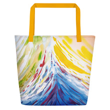 Load image into Gallery viewer, TOTE & BEACH BAG - MOUNTAIN WAVE V2