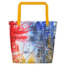 Load image into Gallery viewer, TOTE & BEACH BAG - CITY BONES WIDE