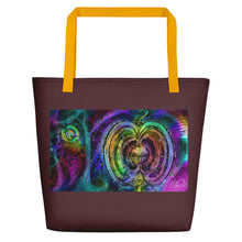 Load image into Gallery viewer, TOTE BAG - APPLE PURPLE