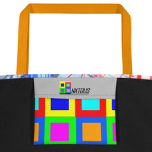 Load image into Gallery viewer, TOTE & BEACH BAG - CITY BONES WIDE