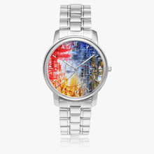 Load image into Gallery viewer, 154. Folding Clasp Type Stainless Steel Quartz Watch (With Indicators)