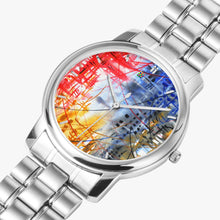 Load image into Gallery viewer, 154. Folding Clasp Type Stainless Steel Quartz Watch (With Indicators)